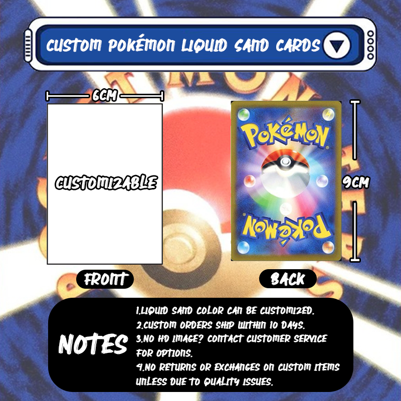 Zygarde-EX Card Quicksand Keychain