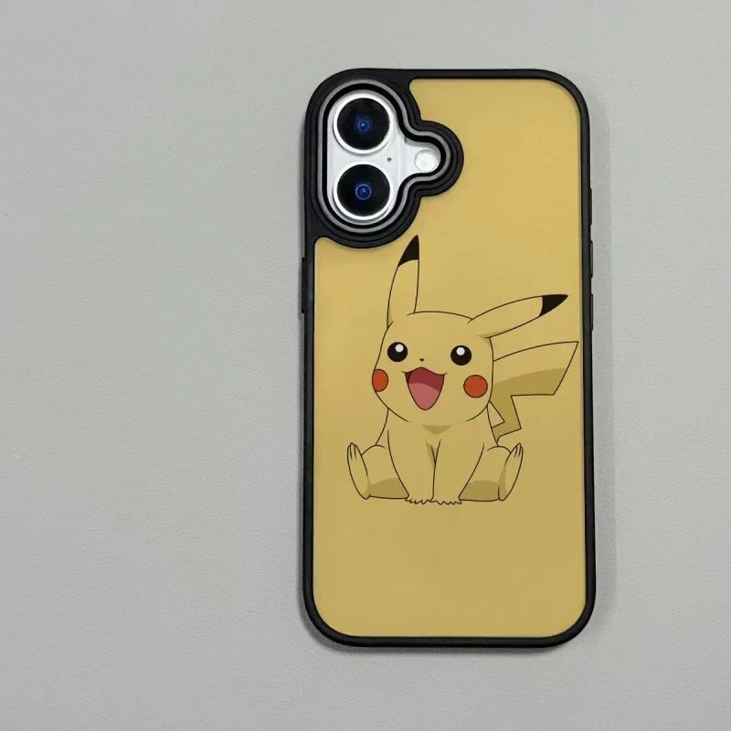 Luxury Pokemons Cute Picachu Phone Case For iPhone
