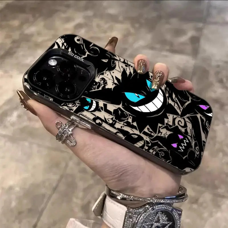 Cute Gengar Haunter Gastly Phone Case For iPhone