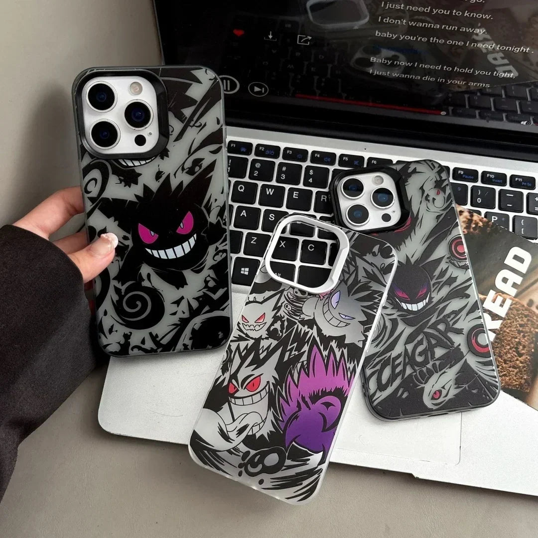 Cute Pokemons Gengar Phone Case For iPhone