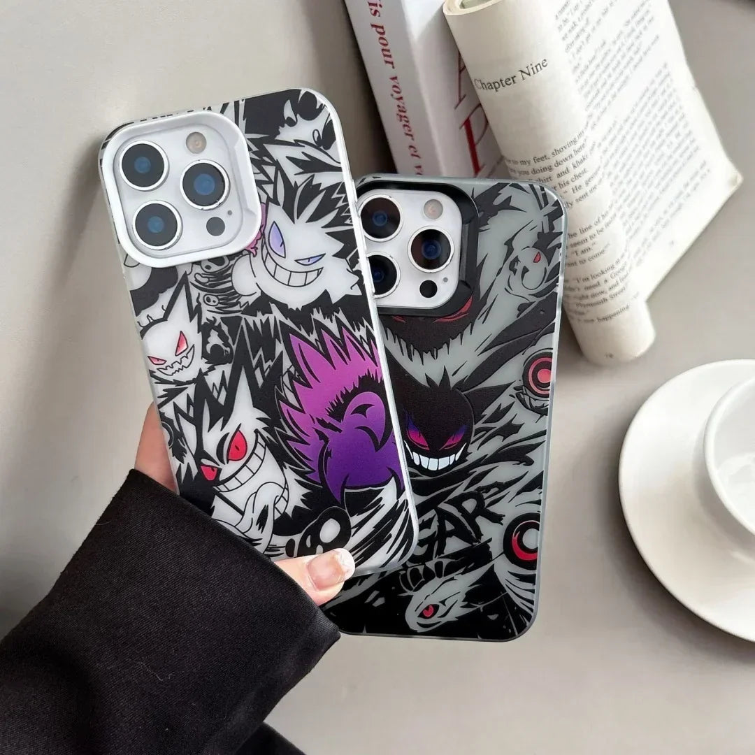 Cute Pokemons Gengar Phone Case For iPhone