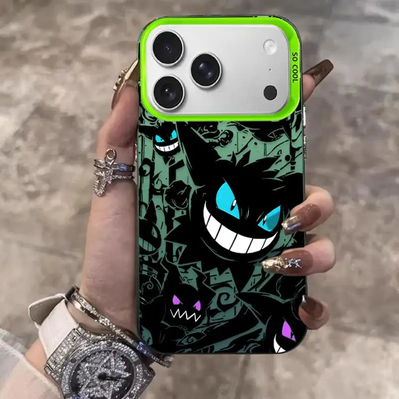 Cute Gengar Haunter Gastly Phone Case For iPhone