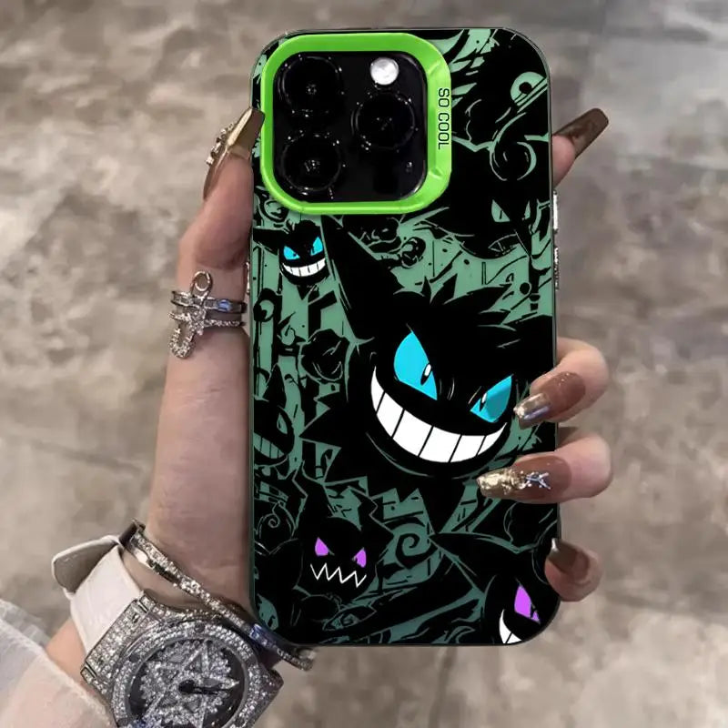 Cute Gengar Haunter Gastly Phone Case For iPhone