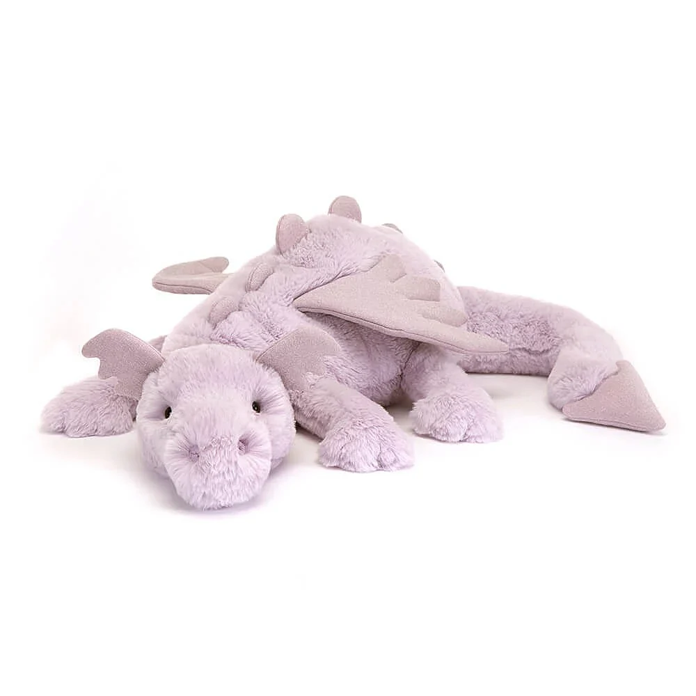 Jellycat Plush Lavender Dragon 50cm