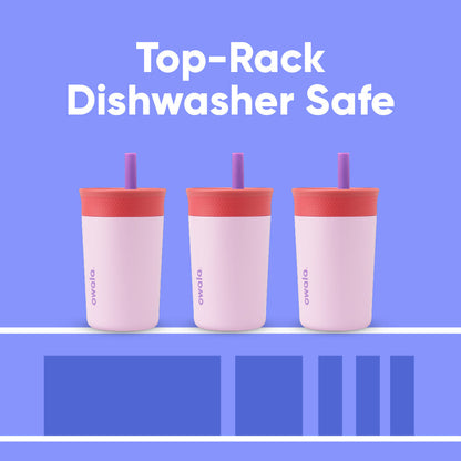 Owala Kids Insulated Tumbler 12oz - Lilac Rocket
