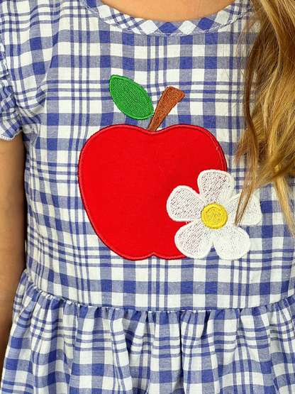 Apple of My Class Gingham Dress