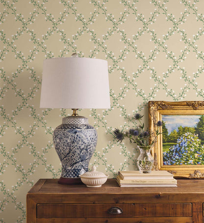 Bellflower Wallpaper - Linen