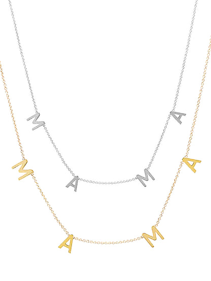 "MAMA" Charm Necklace