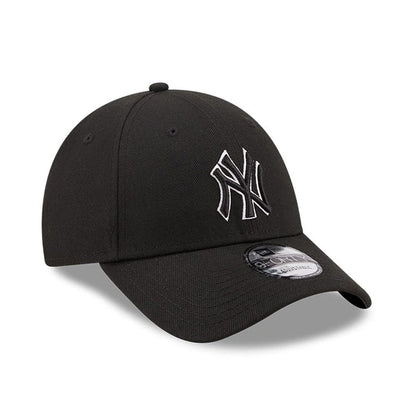 New York Yankees Pop Outline Black 9FORTY Cap