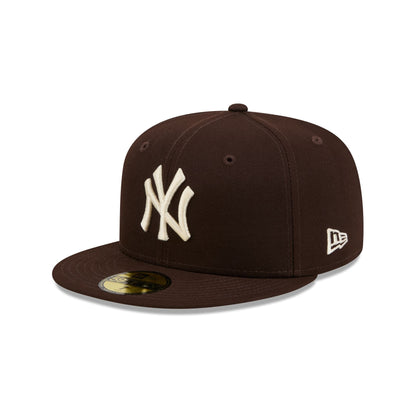New York Yankees Brown Basic 59FIFTY Fitted Hat