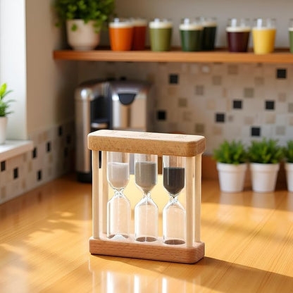 Creative 1/3/5 Minute Wooden Sand Glass Hourglass Timer Clock Home Decor Kitchen Tools Gift for Simple Style