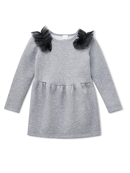 Adorable Grey Casual Tunic by Kids Couture
