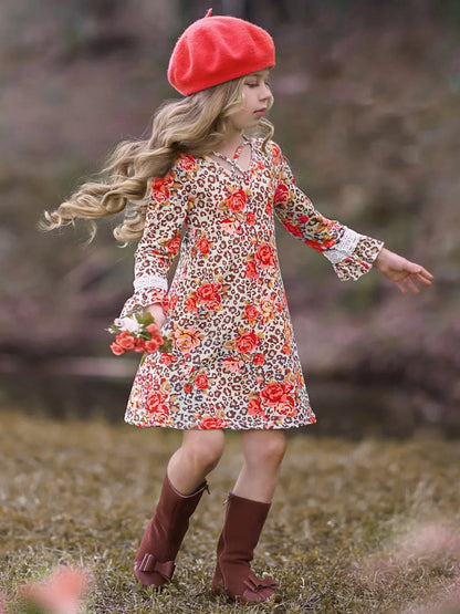 Animal Print Cuteness A-Line Dress