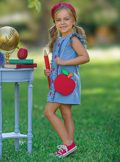 A is For Apple Denim Dress