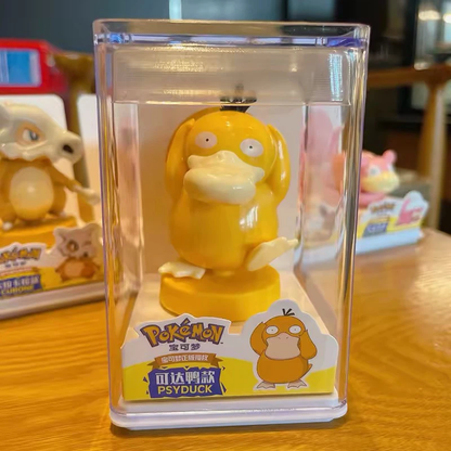 Pokemon Collectible Action Figure with Display Case, Cute Character Desktop Decor Toy, Gift for Collectors