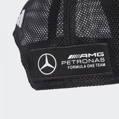 Mercedes AMG Petronas F1 2026 Snapback Star Trucker Hat Black