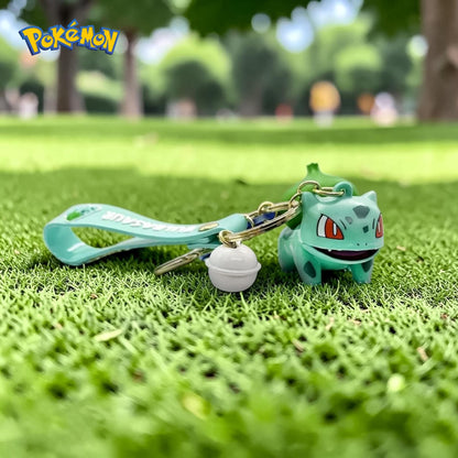 Pokemon 3D Figural Keychain With Printed Strap | Bulbasaur