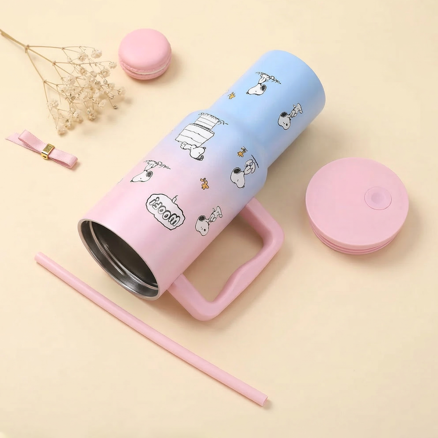 Peanuts Snoopy Woof Travel Tumbler - Limited Ombre Color