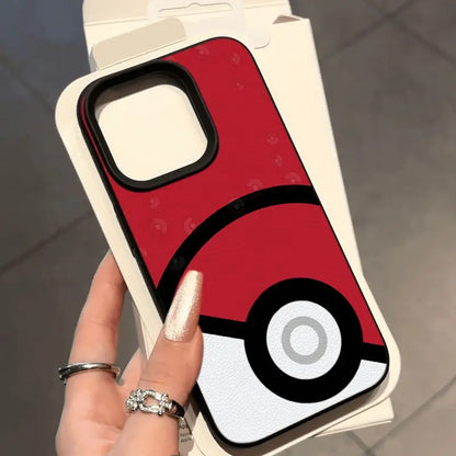 Cute Pokemon Poké Ball Pattern Phone Case For iPhone