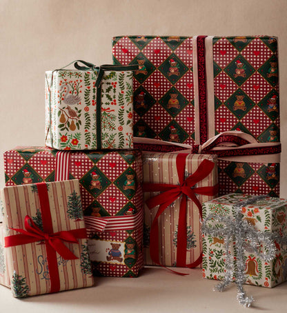 Alpine Holiday Set of 3 Wrapping Rolls