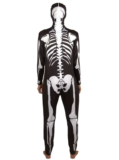 Adult Unisex Skeleton Full Bodysuit Costume